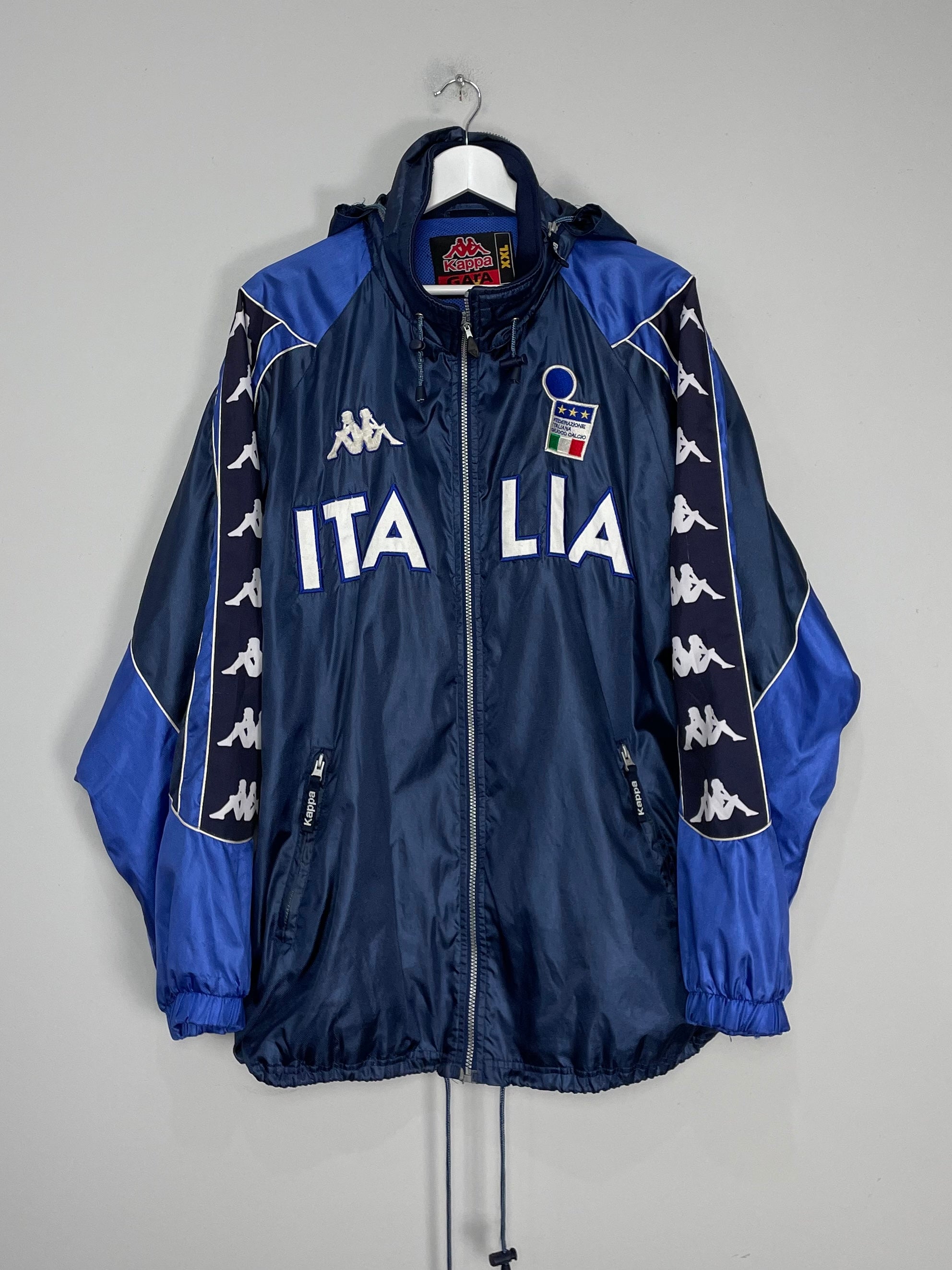 Shop 2000/01 ITALY JACKET (XXL) KAPPA, classic football shirts, vintage football shirts & retro soccer jerseys at Cult Kits