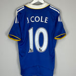2008/09 CHELSEA J.COLE #10 HOME SHIRT (M) ADIDAS