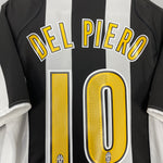 Shop 2004/05 JUVENTUS DEL PIERO #10 HOME SHIRT (M) NIKE, classic football shirts, vintage football shirts & retro soccer jerseys at Cult Kits