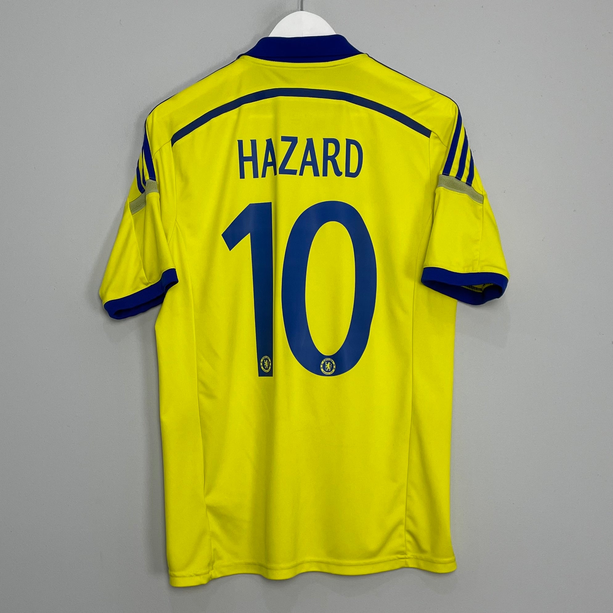 Shop 2014/15 CHELSEA HAZARD #10 AWAY SHIRT (M) ADIDAS, classic football shirts, vintage football shirts & retro soccer jerseys at Cult Kits