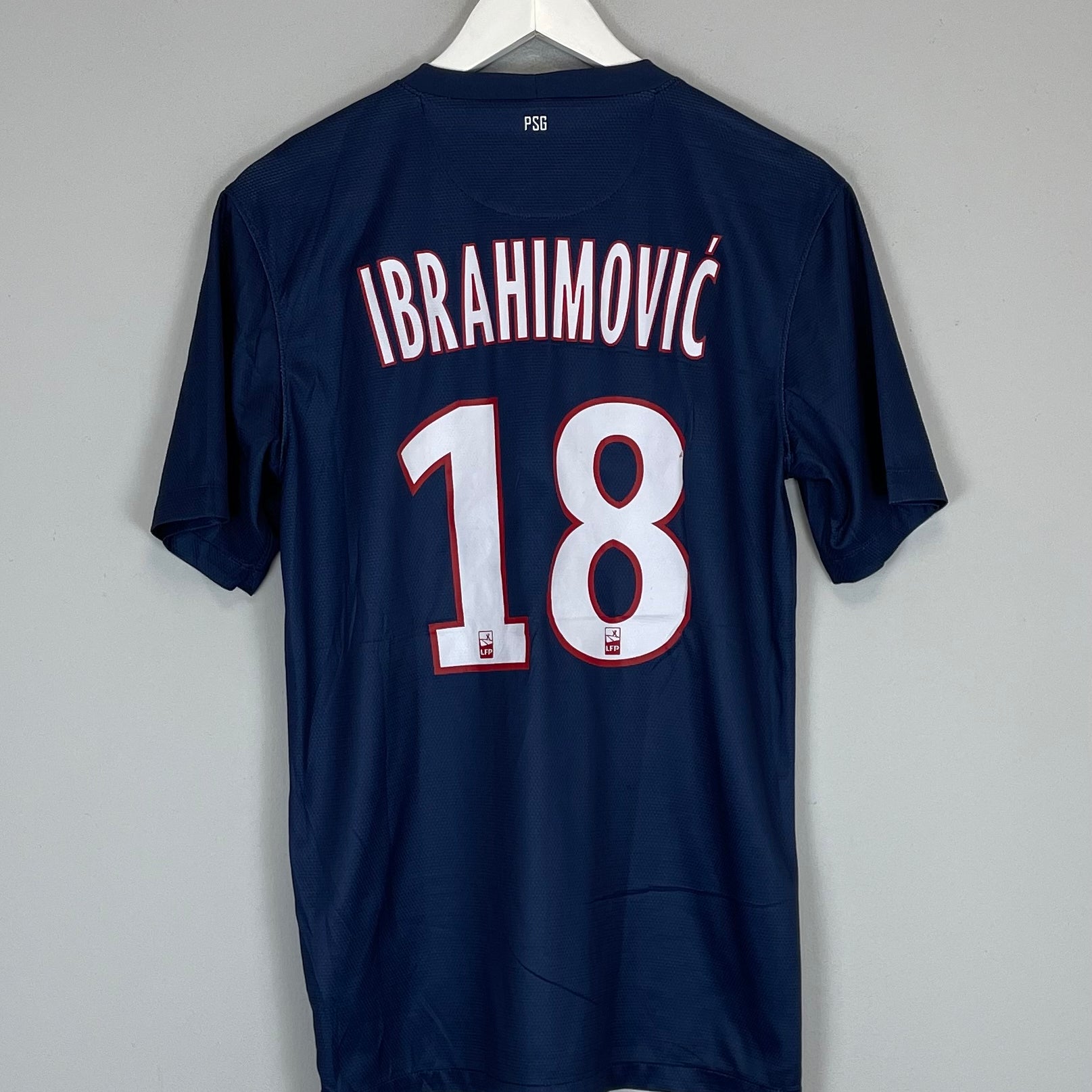 Shop 2014/15 PSG IBRAHIMOVIC #10 HOME SHIRT (S) NIKE, classic football shirts, vintage football shirts & retro soccer jerseys at Cult Kits