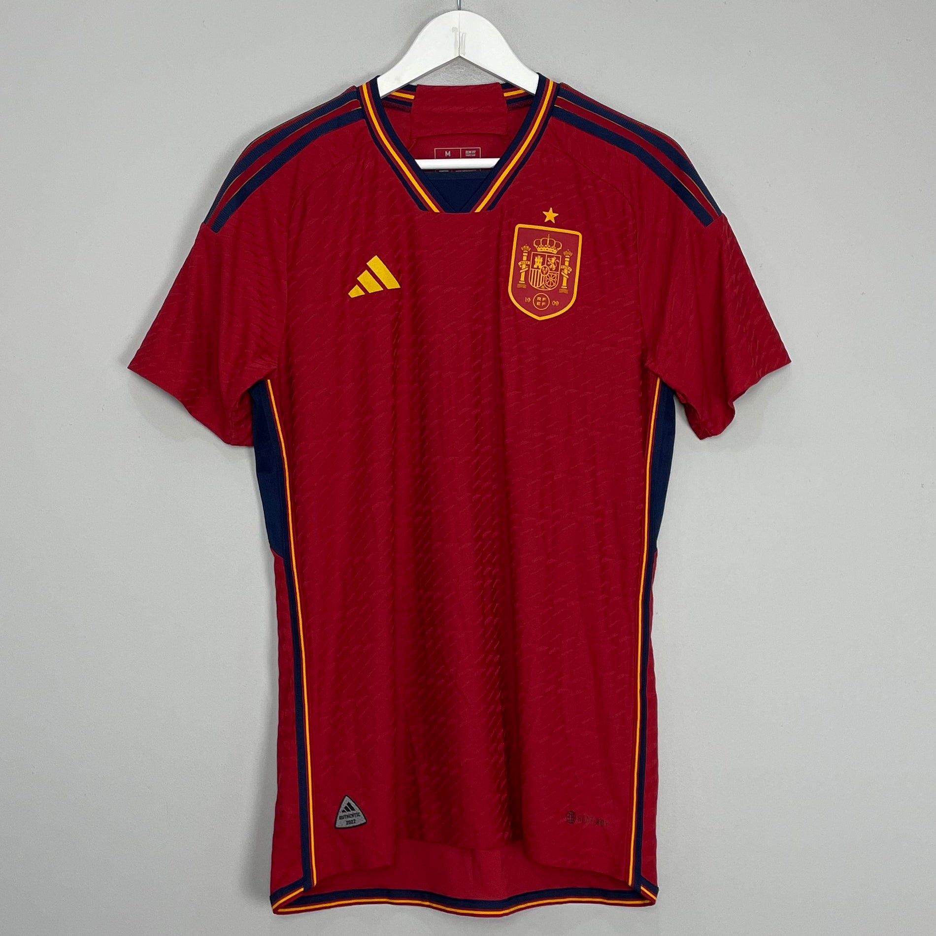 Shop 2022/23 SPAIN *AUTHENTIC* HOME SHIRT (M) ADIDAS, classic football shirts, vintage football shirts & retro soccer jerseys at Cult Kits