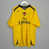 2006/07 ARSENAL BERGKAMP #10 AWAY SHIRT (XL) NIKE