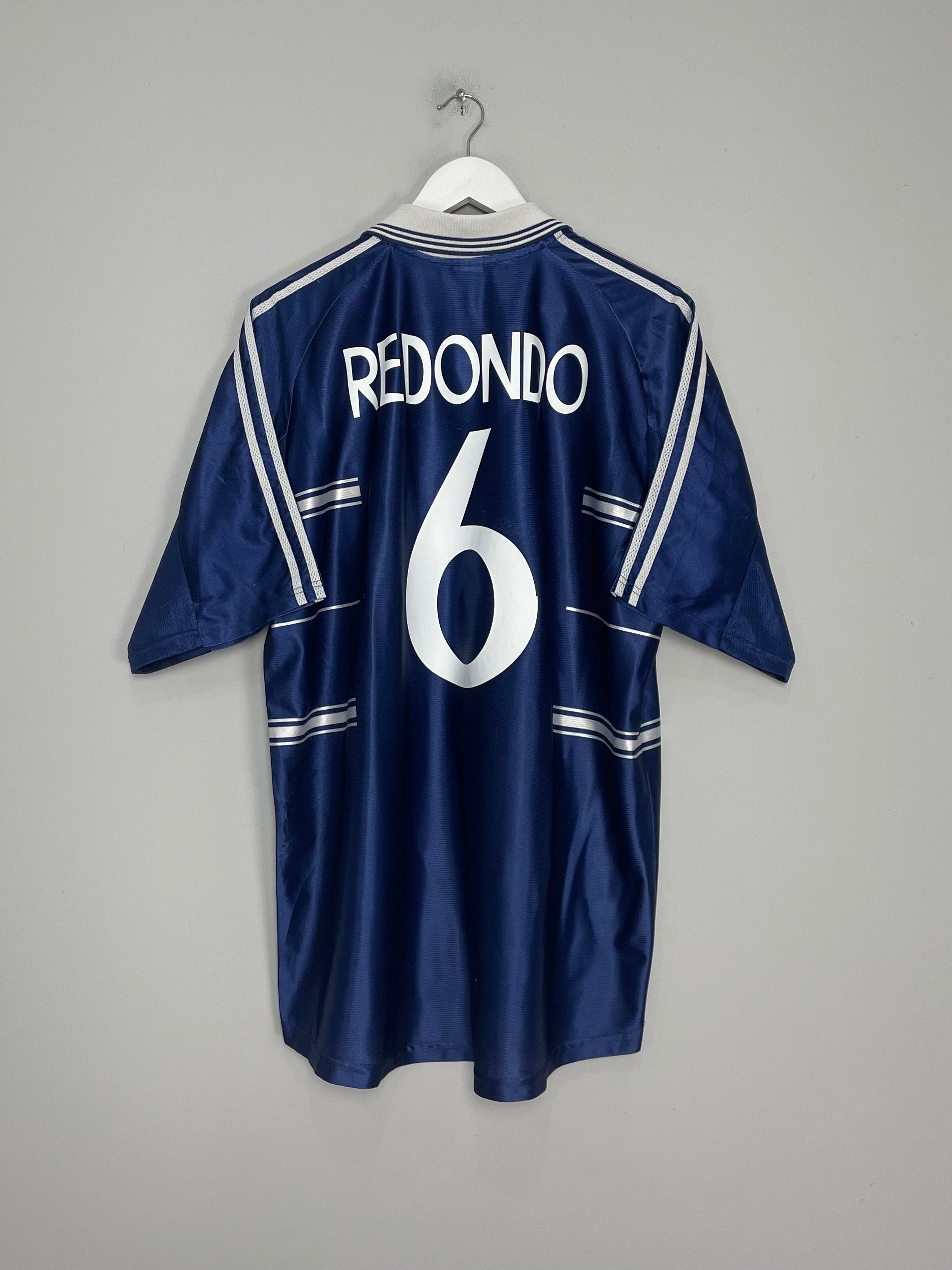 Shop 1998/99 REAL MADRID REDONDO #6 AWAY SHIRT (XL) ADIDAS, classic football shirts, vintage football shirts & retro soccer jerseys at Cult Kits