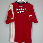 Shop 1998/99 ATLETICO MADRID TRAINING SHIRT (L) REEBOK, classic football shirts, vintage football shirts & retro soccer jerseys at Cult Kits