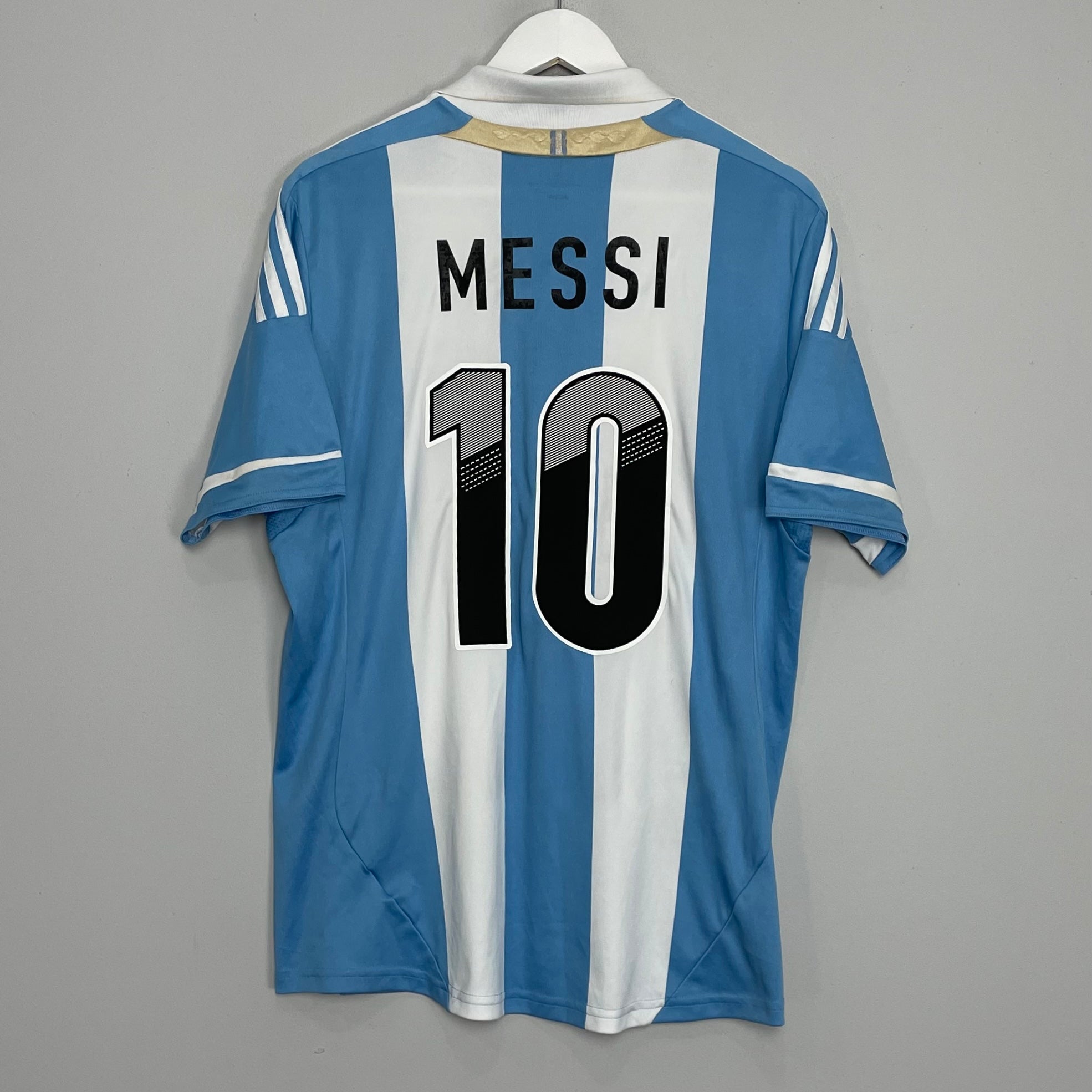 Shop 2011/13 ARGENTINA MESSI #10 HOME SHIRT (L) ADIDAS, classic football shirts, vintage football shirts & retro soccer jerseys at Cult Kits