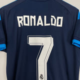 Shop 2015/16 REAL MADRID RONALDO #7 THIRD SHIRT (M) ADIDAS, classic football shirts, vintage football shirts & retro soccer jerseys at Cult Kits