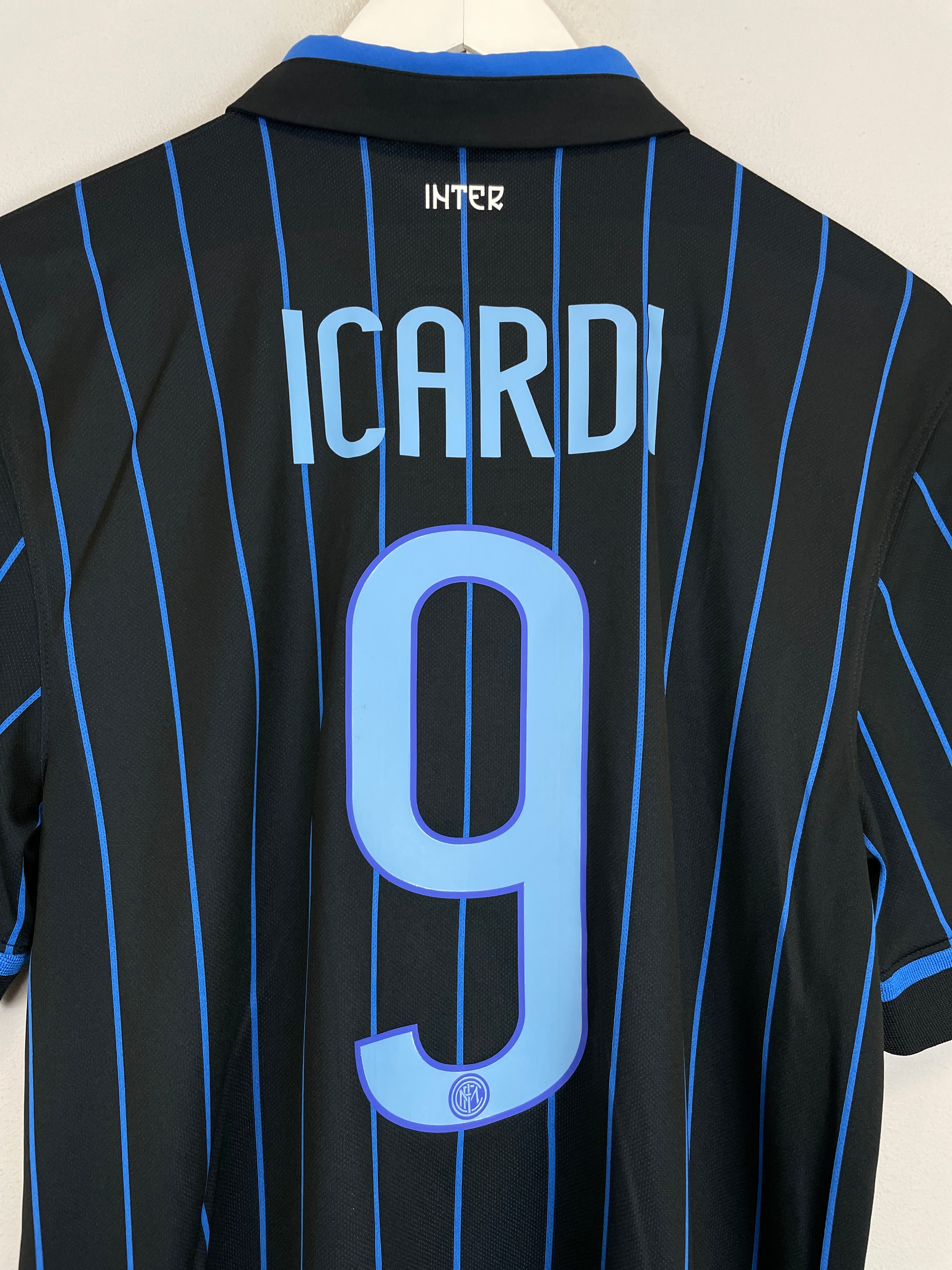 Shop 2014/15 INTER MILAN ICARDI #9 HOME SHIRT (S) NIKE, classic football shirts, vintage football shirts & retro soccer jerseys at Cult Kits