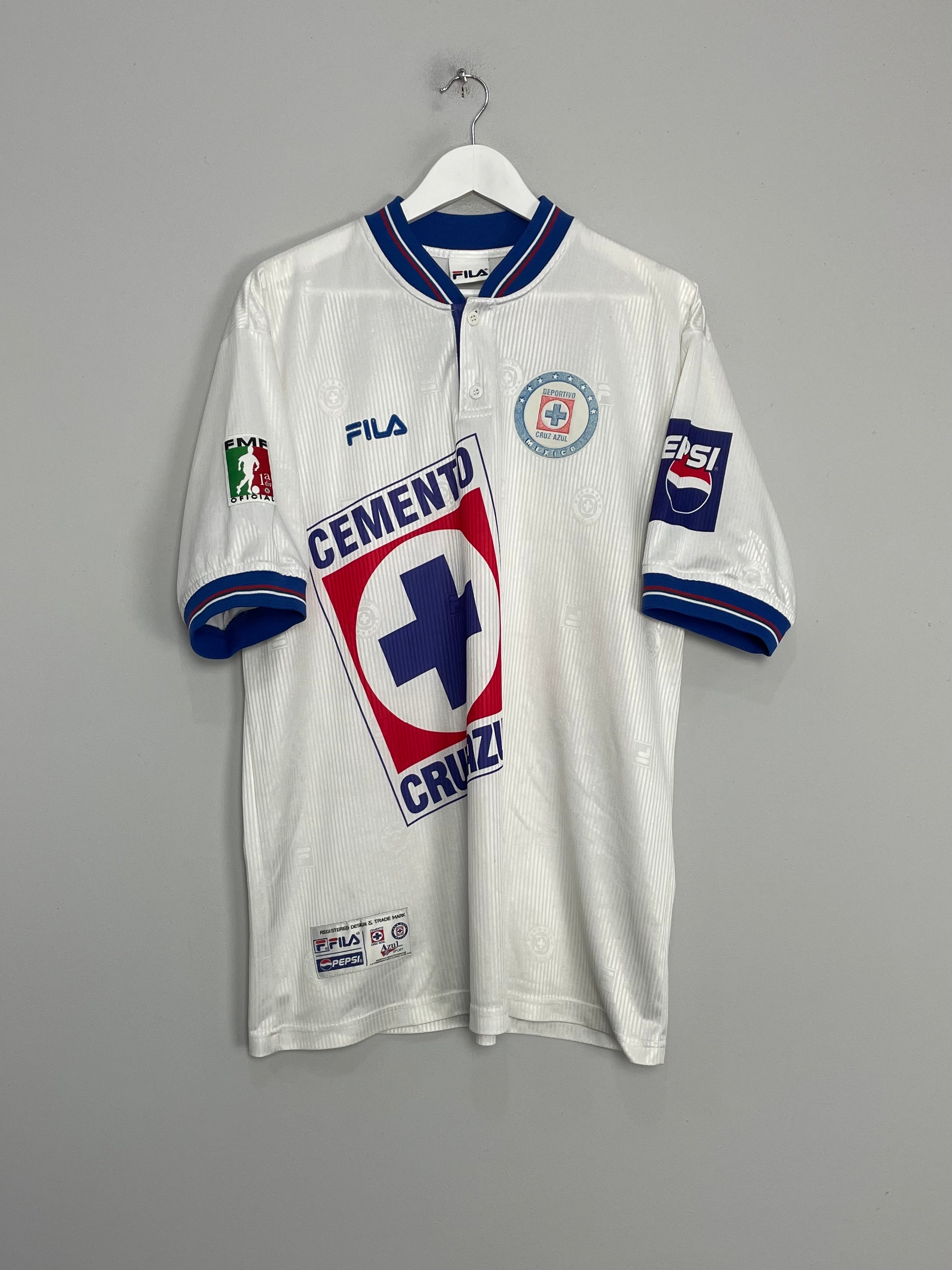 Shop 1999/00 CRUZ AZUL AWAY SHIRT (XL) FILA, classic football shirts, vintage football shirts & retro soccer jerseys at Cult Kits