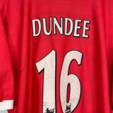 1998/00 LIVERPOOL DUNDEE #16 *SIGNED* HOME SHIRT (XL) REEBOK