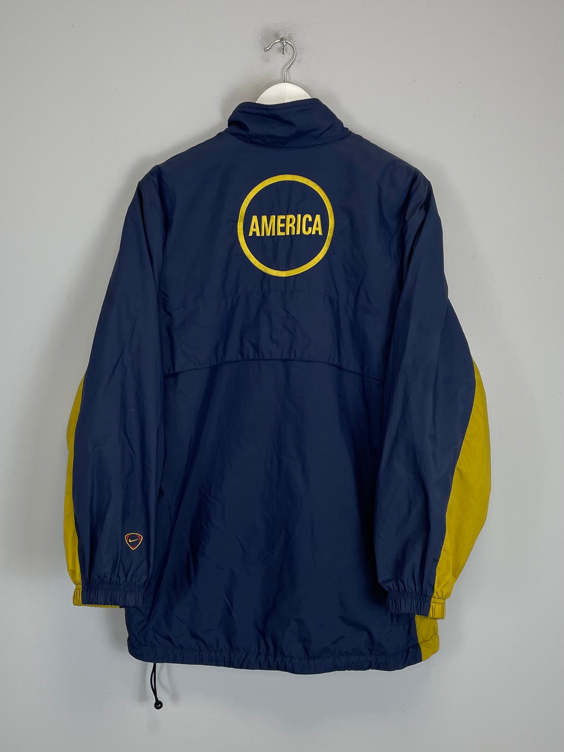 Shop 2000/02 CLUB AMERICA FLEECE LINED JACKET (S) NIKE, classic football shirts, vintage football shirts & retro soccer jerseys at Cult Kits