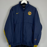 Shop 2000/02 CLUB AMERICA FLEECE LINED JACKET (S) NIKE, classic football shirts, vintage football shirts & retro soccer jerseys at Cult Kits