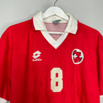 Shop 1994/96 SWITZERLAND OHREL #8 HOME SHIRT (M) LOTTO, classic football shirts, vintage football shirts & retro soccer jerseys at Cult Kits