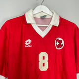Shop 1994/96 SWITZERLAND OHREL #8 HOME SHIRT (M) LOTTO, classic football shirts, vintage football shirts & retro soccer jerseys at Cult Kits