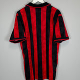 Shop 1993/94 AC MILAN HOME SHIRT (M) LOTTO, classic football shirts, vintage football shirts & retro soccer jerseys at Cult Kits