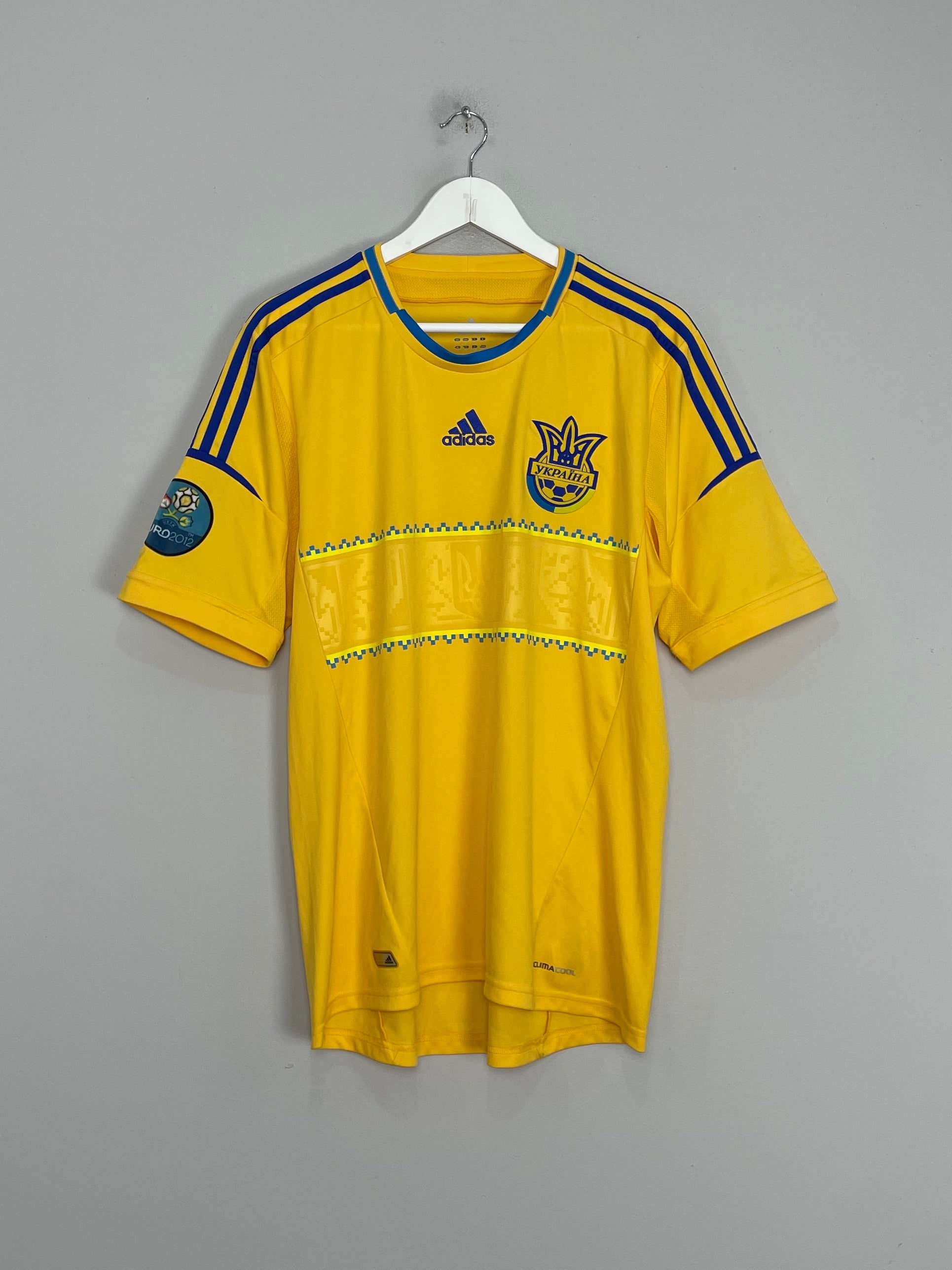 2012/13 UKRAINE HOME SHIRT (L) ADIDAS