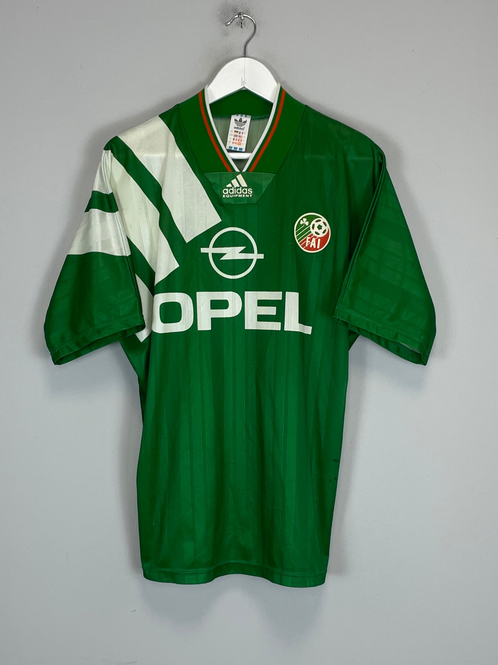 Shop 1992/94 IRELAND HOME SHIRT (S) ADIDAS, classic football shirts, vintage football shirts & retro soccer jerseys at Cult Kits