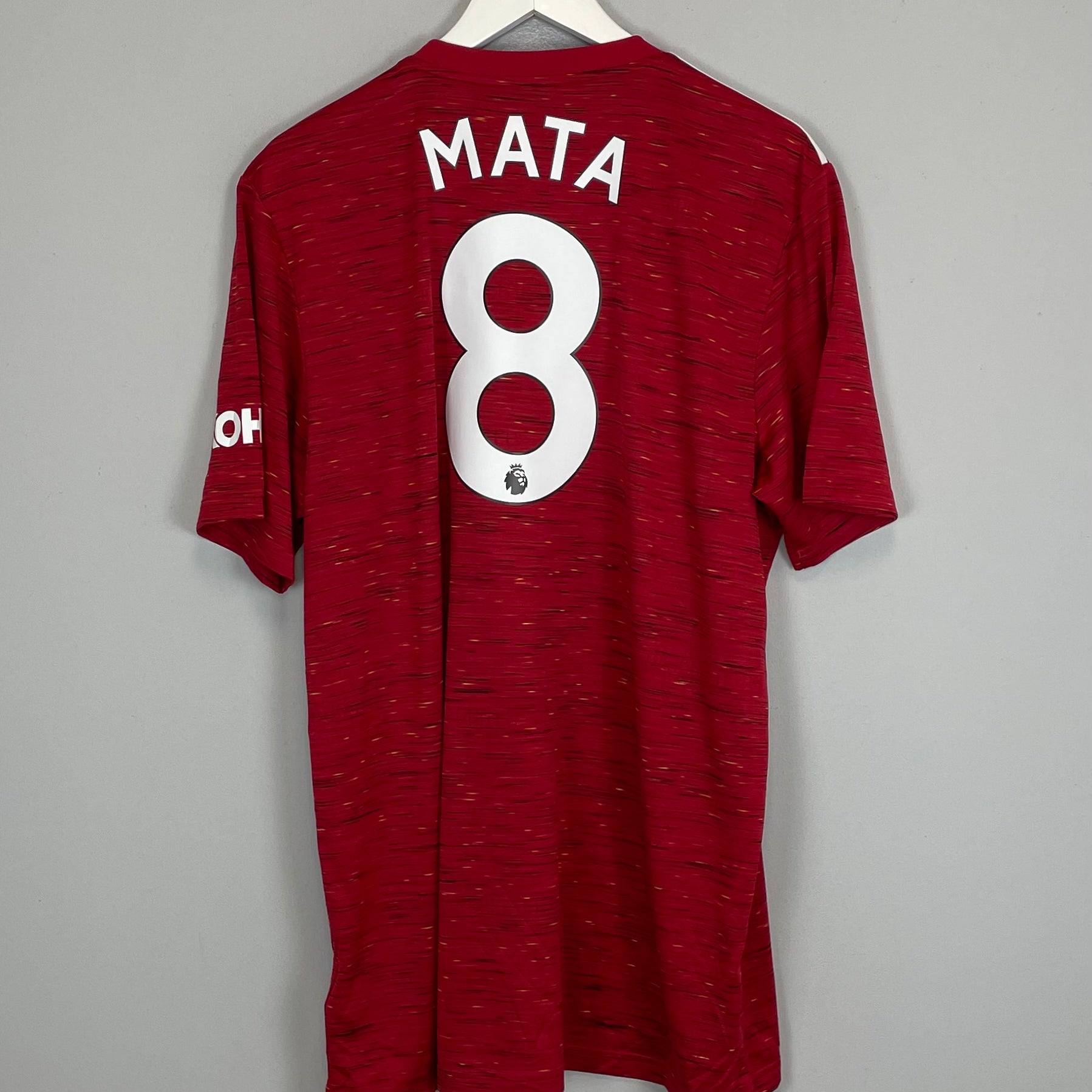 Shop 2020/21 MANCHESTER UNITED MATA #8 HOME SHIRT (XL) ADIDAS, classic football shirts, vintage football shirts & retro soccer jerseys at Cult Kits
