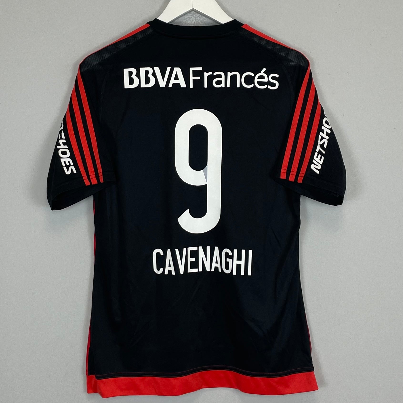 Shop 2015/16 RIVER PLATE CAVENAGHI #9 HOME SHIRT (M) ADIDAS, classic football shirts, vintage football shirts & retro soccer jerseys at Cult Kits