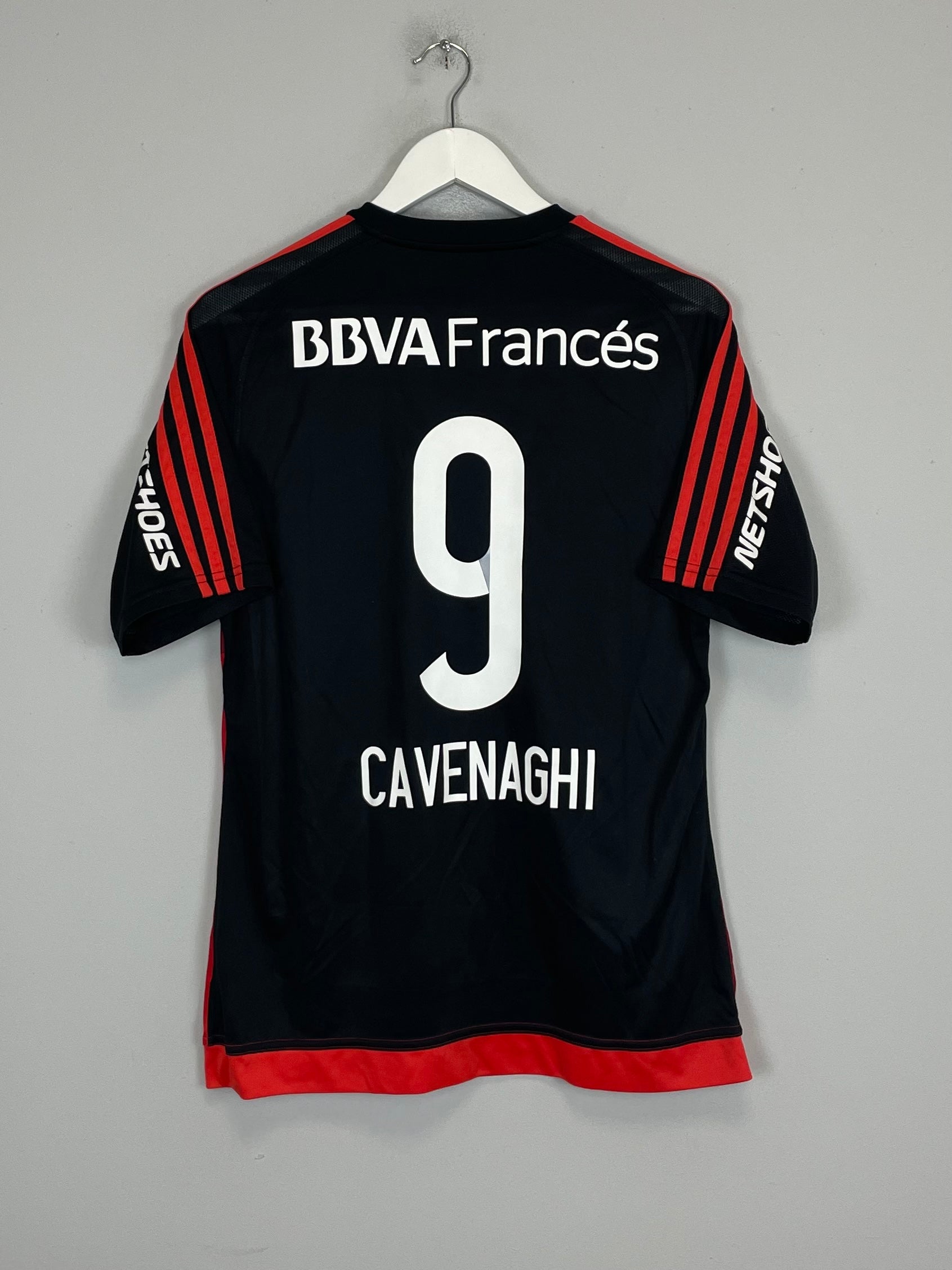 Shop 2015/16 RIVER PLATE CAVENAGHI #9 HOME SHIRT (M) ADIDAS, classic football shirts, vintage football shirts & retro soccer jerseys at Cult Kits