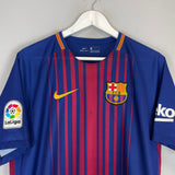 2017/18 BARCELONA A.INIESTA *INFINITY* #8 HOME SHIRT (L) NIKE