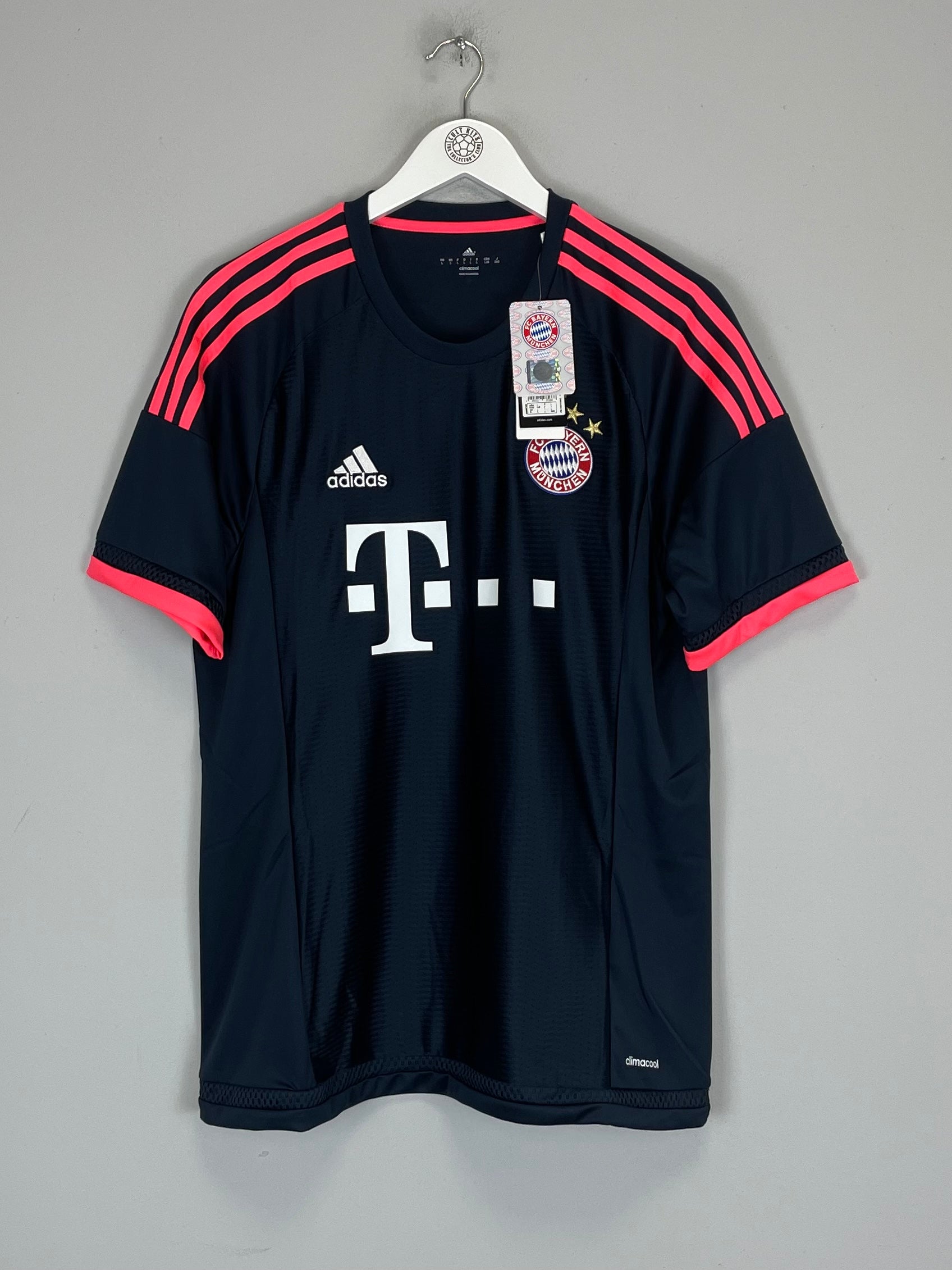 Shop 2015/16 BAYERN MUNICH *BNWT* THIRD SHIRT (L) ADIDAS, classic football shirts, vintage football shirts & retro soccer jerseys at Cult Kits