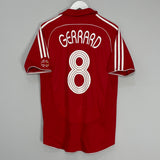 Shop 2006/08 LIVERPOOL GERRARD #8 HOME SHIRT (M) ADIDAS, classic football shirts, vintage football shirts & retro soccer jerseys at Cult Kits