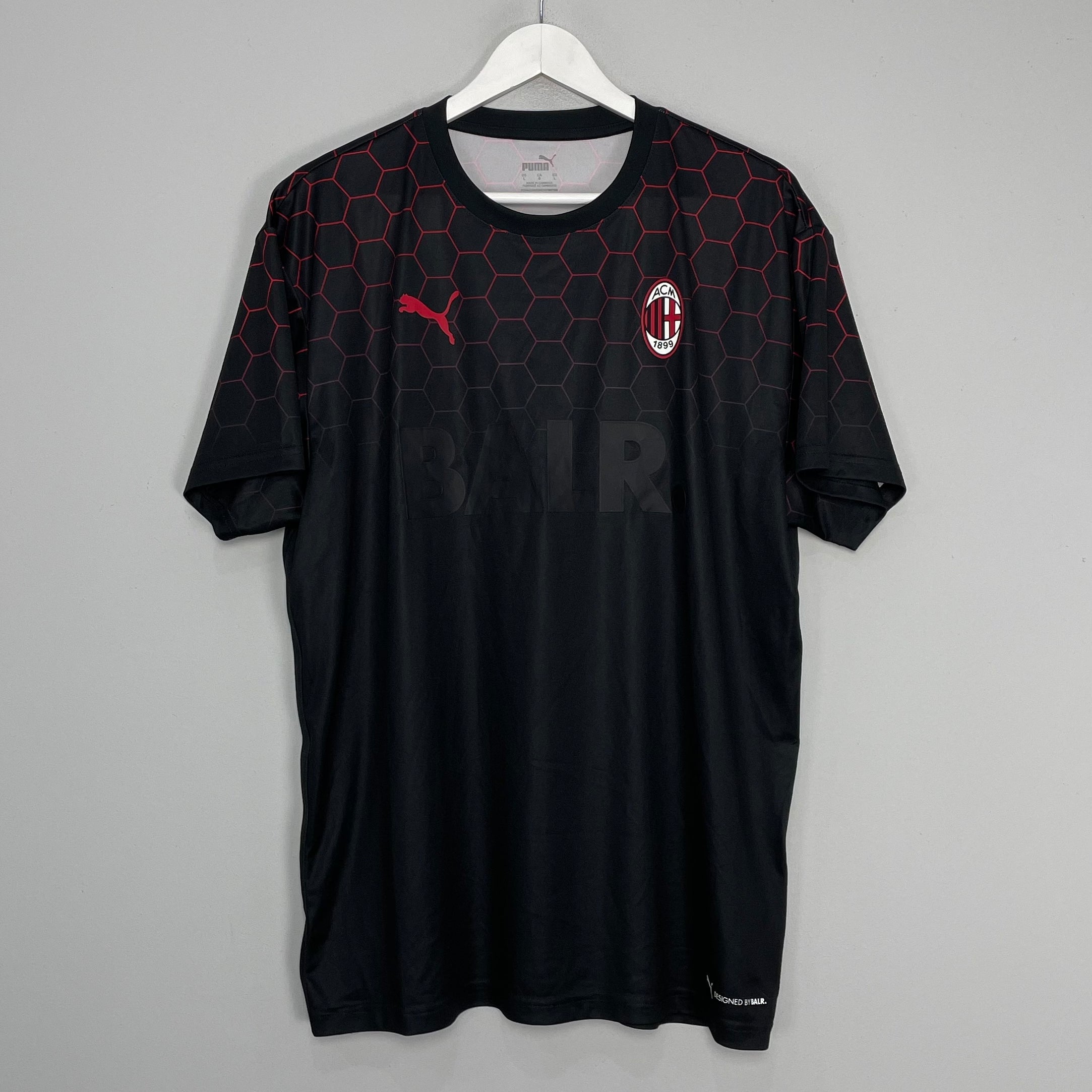 Shop 2020/21 AC MILAN X BALR SHIRT (L) PUMA, classic football shirts, vintage football shirts & retro soccer jerseys at Cult Kits