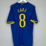 Shop 2008/10 BRAZIL KAKA #8 AWAY SHIRT (M) NIKE, classic football shirts, vintage football shirts & retro soccer jerseys at Cult Kits