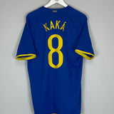 Shop 2008/10 BRAZIL KAKA #8 AWAY SHIRT (M) NIKE, classic football shirts, vintage football shirts & retro soccer jerseys at Cult Kits