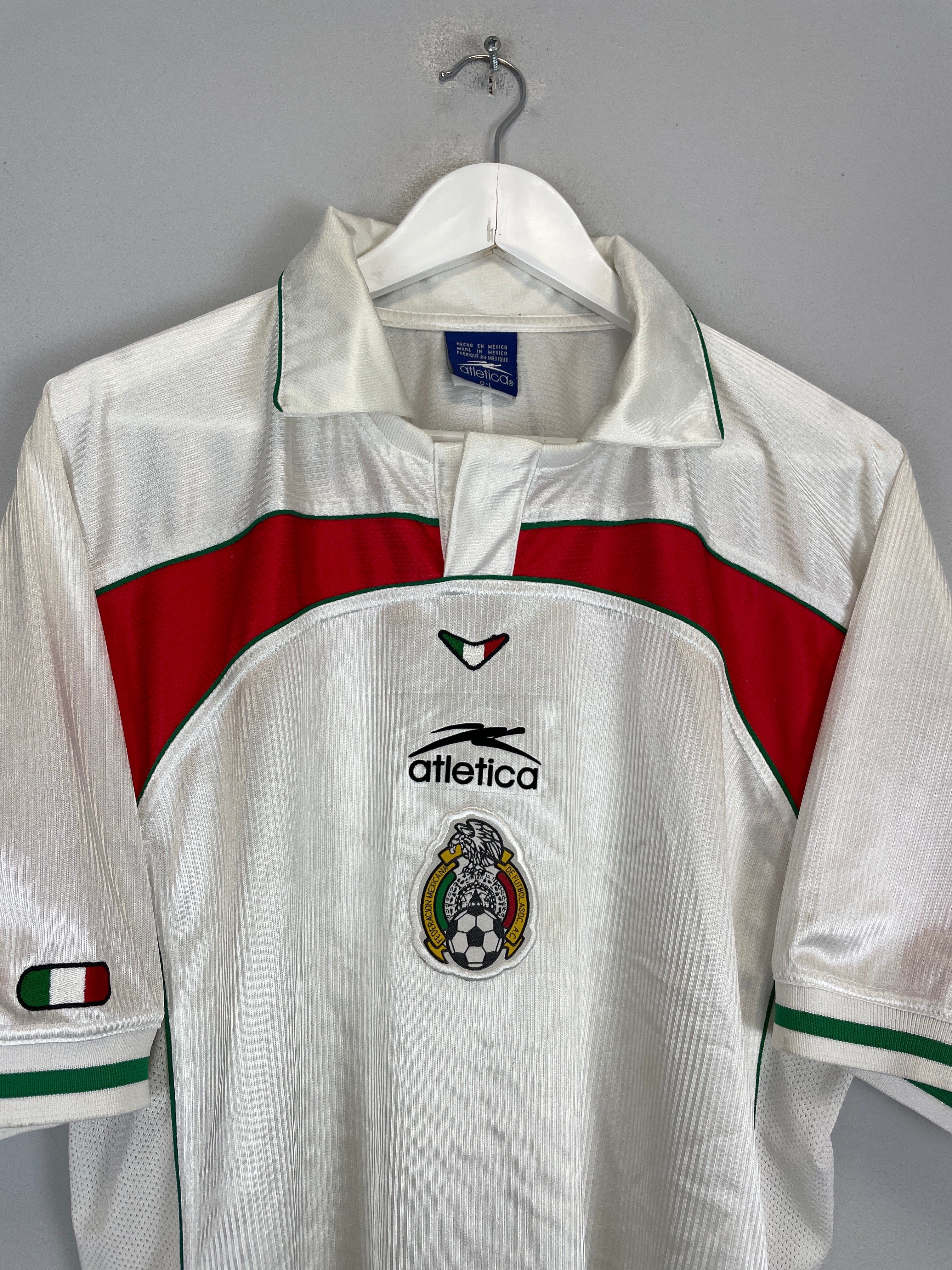 Shop 2000/01 MEXICO AWAY SHIRT (L) ATLETICA, classic football shirts, vintage football shirts & retro soccer jerseys at Cult Kits