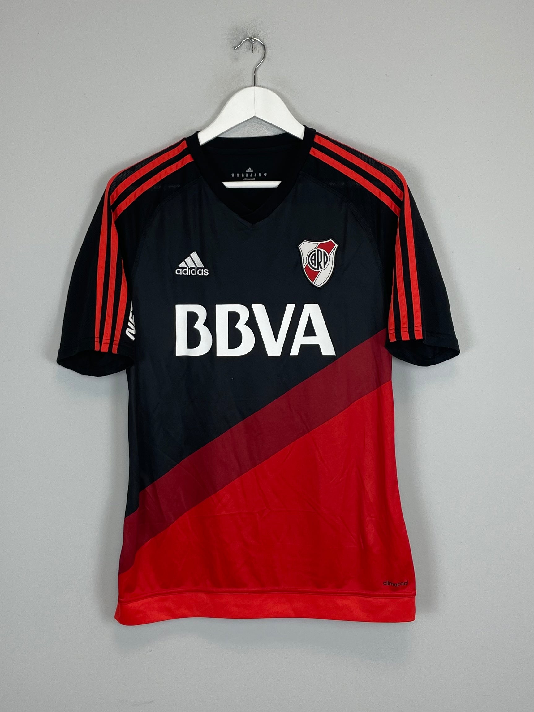 Shop 2015/16 RIVER PLATE CAVENAGHI #9 HOME SHIRT (M) ADIDAS, classic football shirts, vintage football shirts & retro soccer jerseys at Cult Kits
