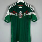 Shop 2014/15 MEXICO HOME SHIRT (S) ADIDAS, classic football shirts, vintage football shirts & retro soccer jerseys at Cult Kits
