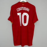 Shop 2016/17 LIVERPOOL COUTINHO #10 HOME SHIRT (XL) NEW BALANCE, classic football shirts, vintage football shirts & retro soccer jerseys at Cult Kits