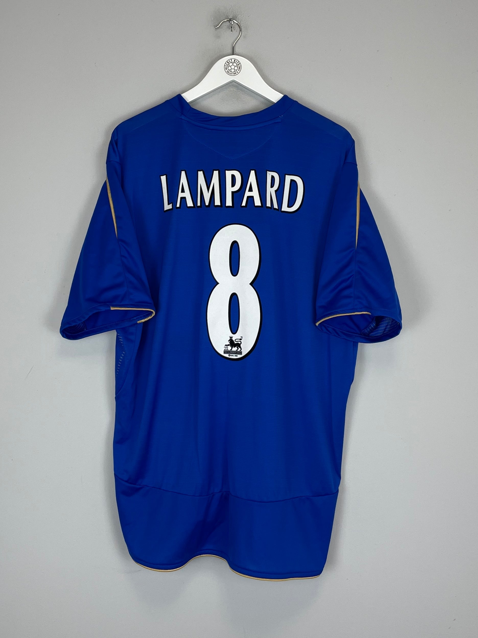 Shop 2005/06 CHELSEA LAMPARD #8 *CHAMPIONS* HOME SHIRT (XXXL) UMBRO, classic football shirts, vintage football shirts & retro soccer jerseys at Cult Kits