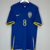 Shop 2008/10 BRAZIL KAKA #8 AWAY SHIRT (M) NIKE, classic football shirts, vintage football shirts & retro soccer jerseys at Cult Kits