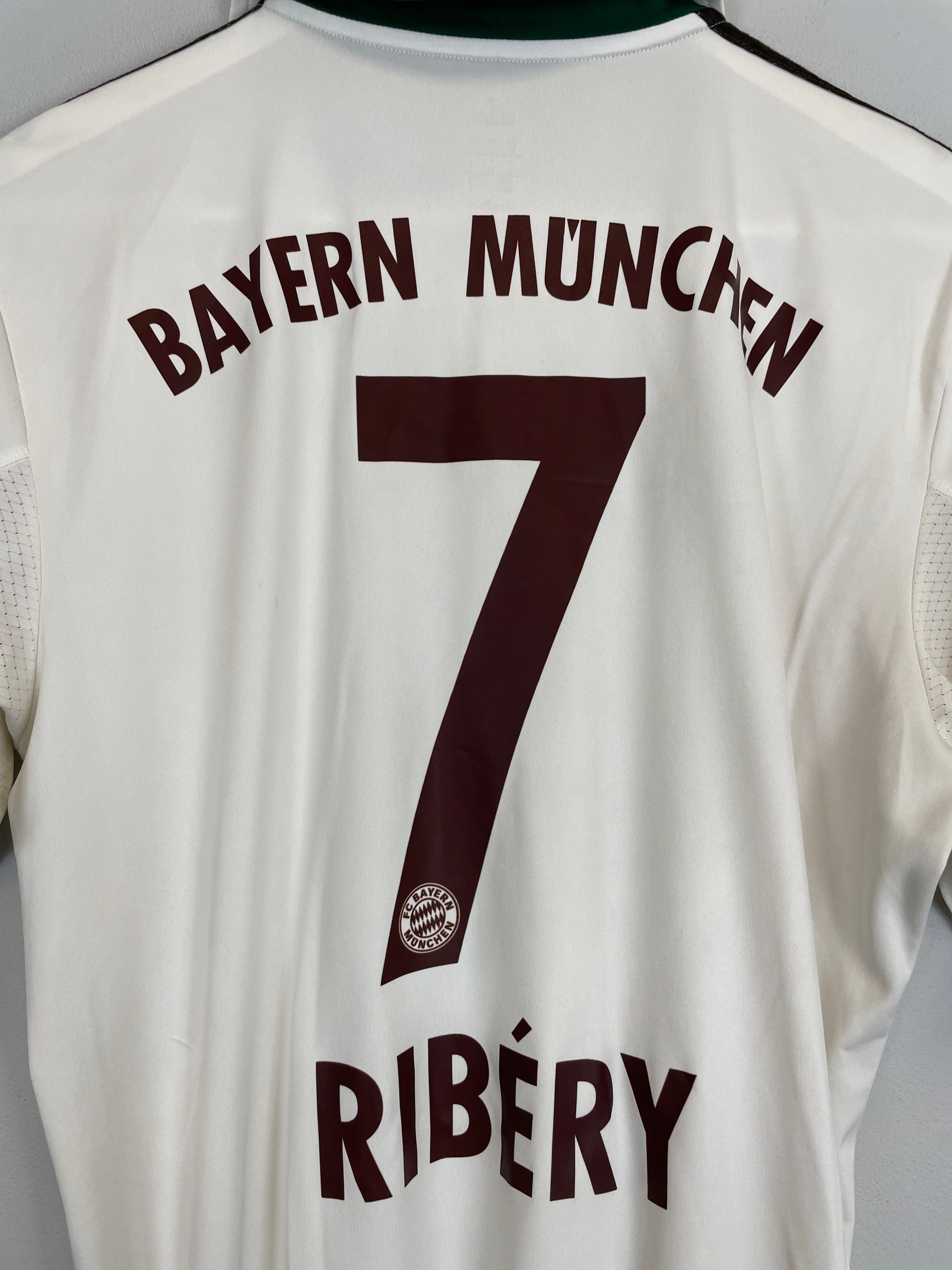 Shop 2013/14 BAYERN MUNICH RIBERY #7 AWAY SHIRT (M) ADIDAS, classic football shirts, vintage football shirts & retro soccer jerseys at Cult Kits
