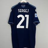 2020/21 LAZIO SERGEJ #21 THIRD SHIRT (XXL) MACRON