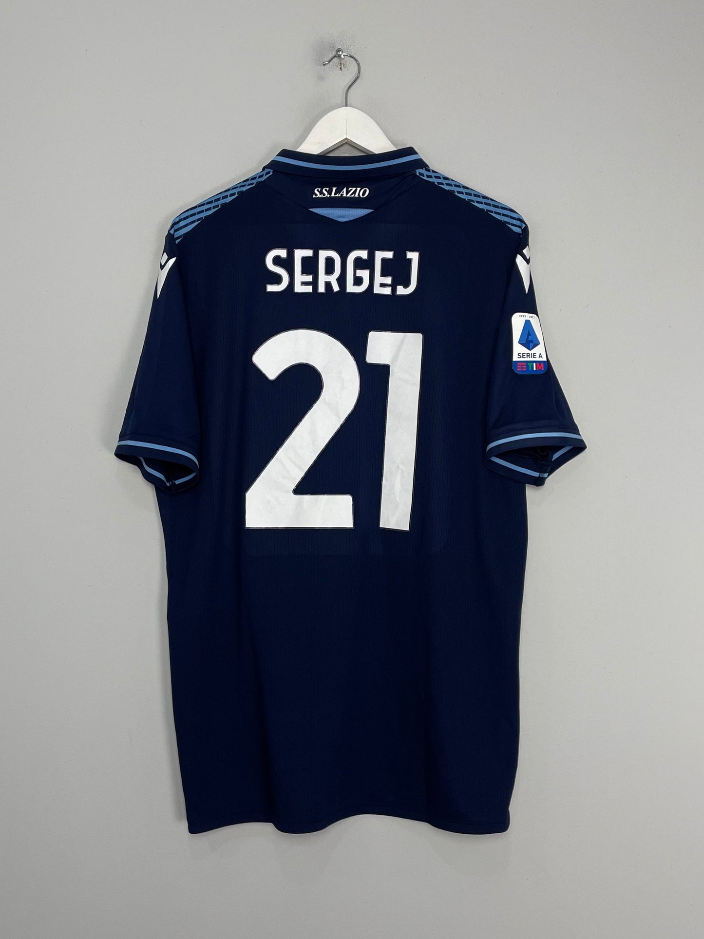 2020/21 LAZIO SERGEJ #21 THIRD SHIRT (XXL) MACRON