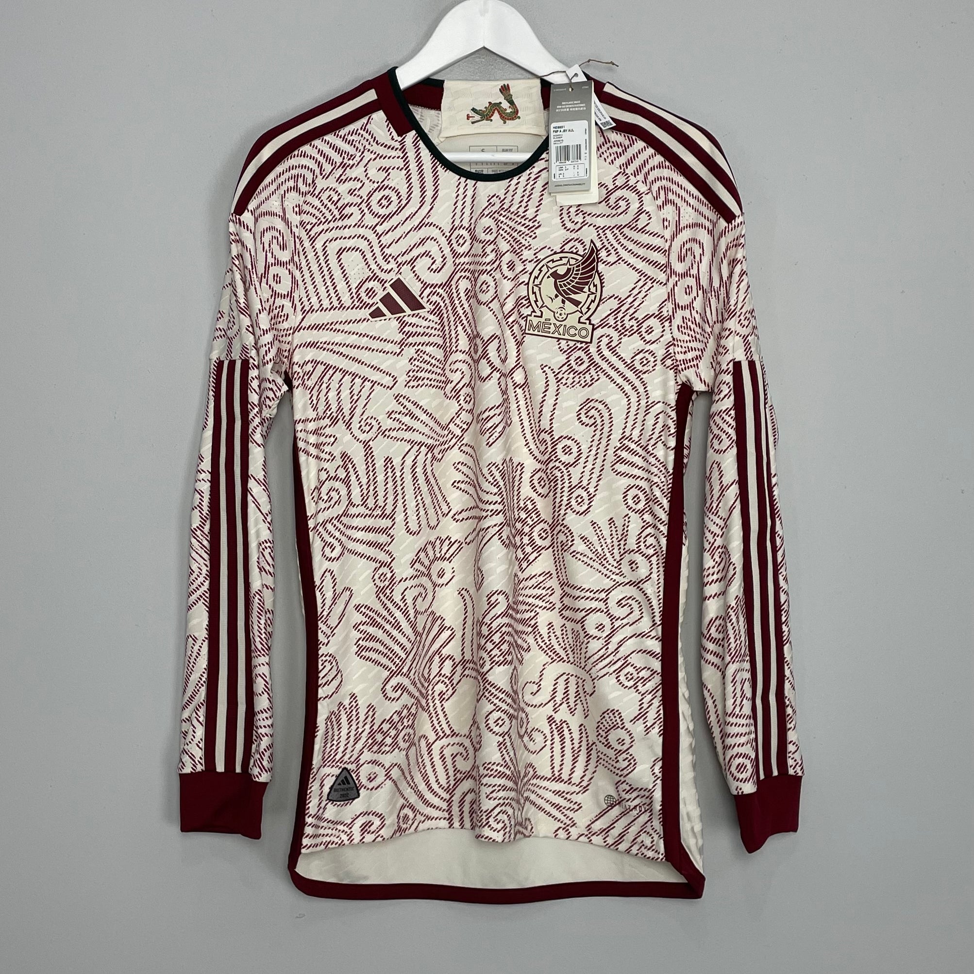 Shop 2022/23 MEXICO *BNWT* L/S PLAYER ISSUE AWAY SHIRT (S) ADIDAS, classic football shirts, vintage football shirts & retro soccer jerseys at Cult Kits