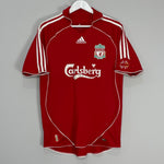 Shop 2006/08 LIVERPOOL GERRARD #8 HOME SHIRT (M) ADIDAS, classic football shirts, vintage football shirts & retro soccer jerseys at Cult Kits