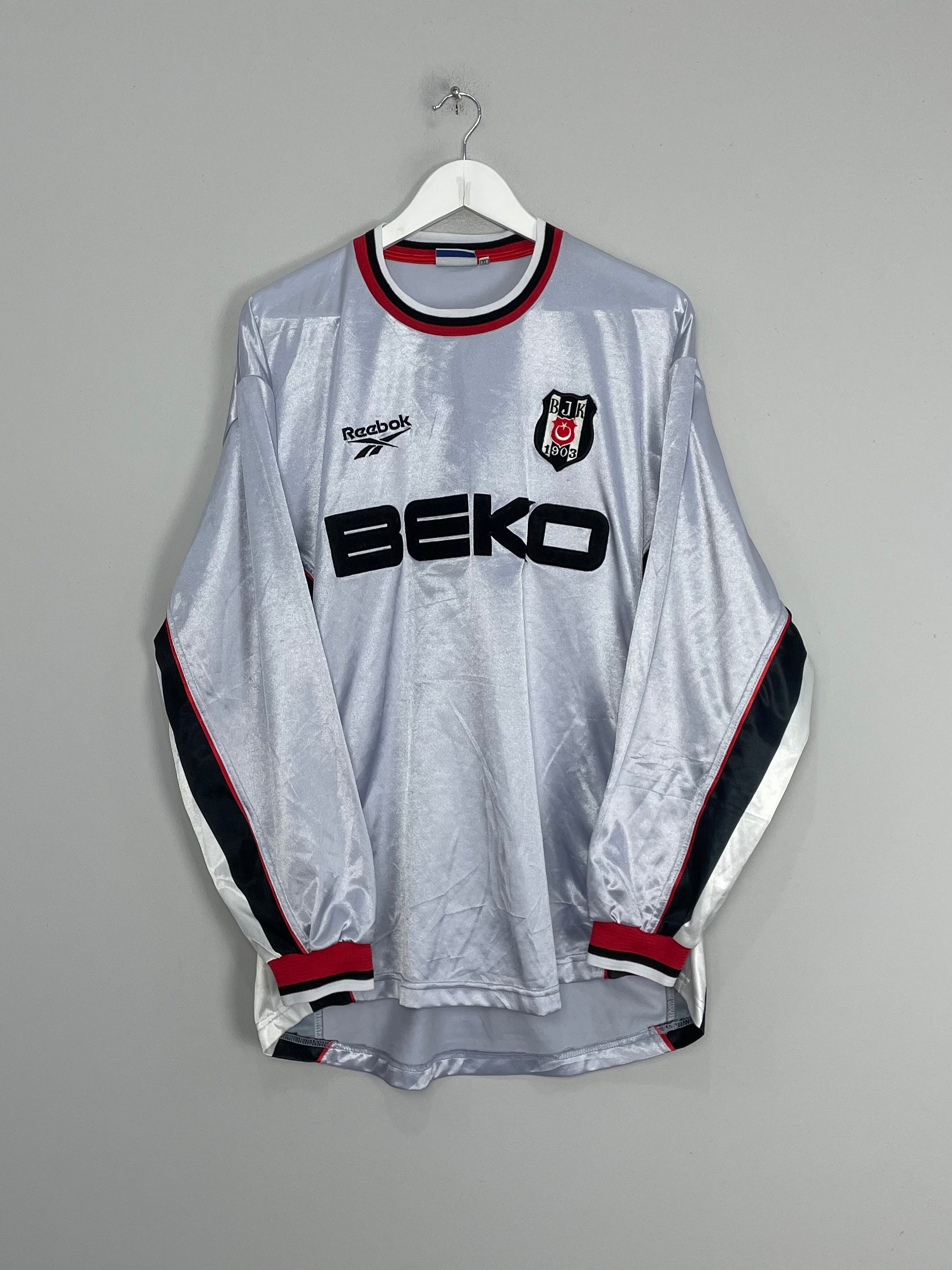 Shop 2000/01 BESIKTAS L/S THIRD SHIRT (XL) REEBOK, classic football shirts, vintage football shirts & retro soccer jerseys at Cult Kits