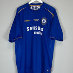 Shop 2005/06 CHELSEA LAMPARD #8 *CHAMPIONS* HOME SHIRT (XXXL) UMBRO, classic football shirts, vintage football shirts & retro soccer jerseys at Cult Kits