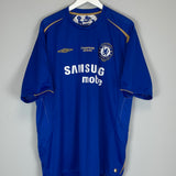 Shop 2005/06 CHELSEA LAMPARD #8 *CHAMPIONS* HOME SHIRT (XXXL) UMBRO, classic football shirts, vintage football shirts & retro soccer jerseys at Cult Kits