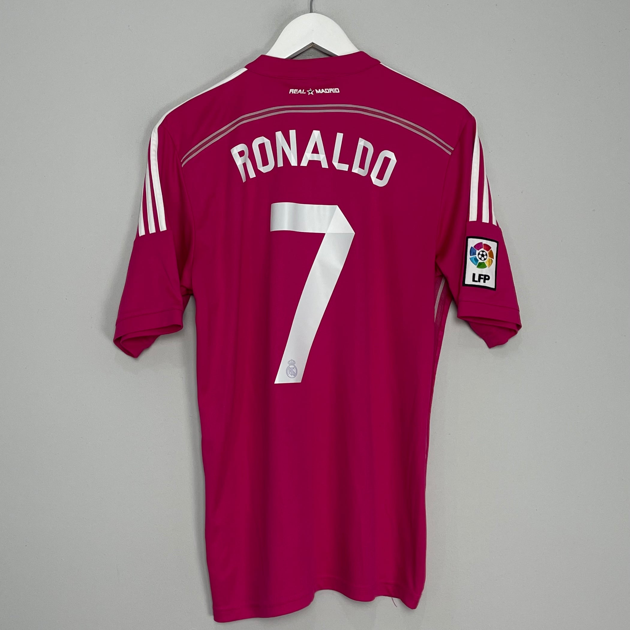 Shop 2014/15 REAL MADRID RONALDO #7 AWAY SHIRT (M) ADIDAS, classic football shirts, vintage football shirts & retro soccer jerseys at Cult Kits
