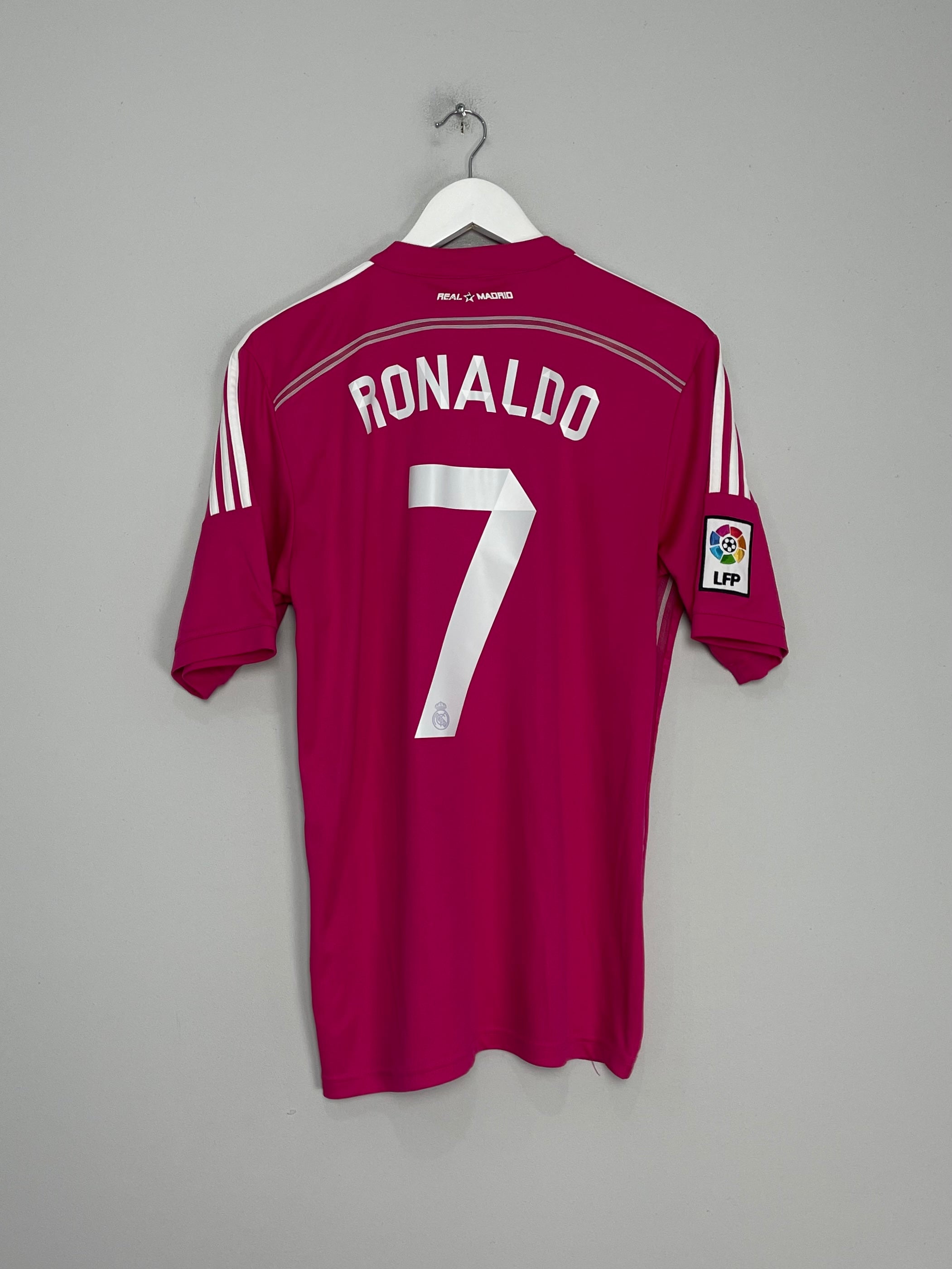 Shop 2014/15 REAL MADRID RONALDO #7 AWAY SHIRT (M) ADIDAS, classic football shirts, vintage football shirts & retro soccer jerseys at Cult Kits