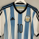 Shop 2013/15 ARGENTINA MESSI #10 HOME SHIRT (L) ADIDAS, classic football shirts, vintage football shirts & retro soccer jerseys at Cult Kits