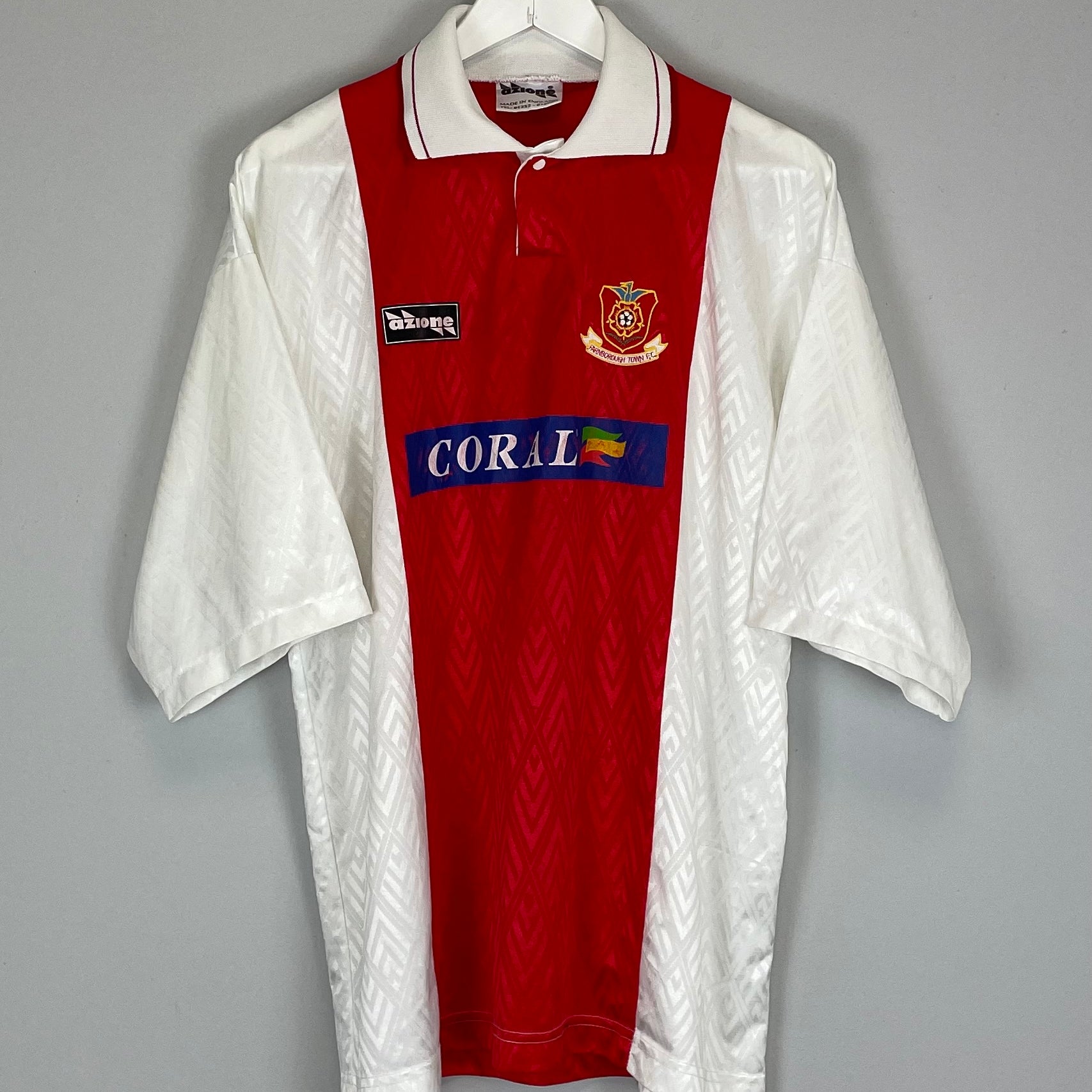 Shop 1998/99 FARNBOROUGH TOWN HOME SHIRT (XL) AZIONE, classic football shirts, vintage football shirts & retro soccer jerseys at Cult Kits