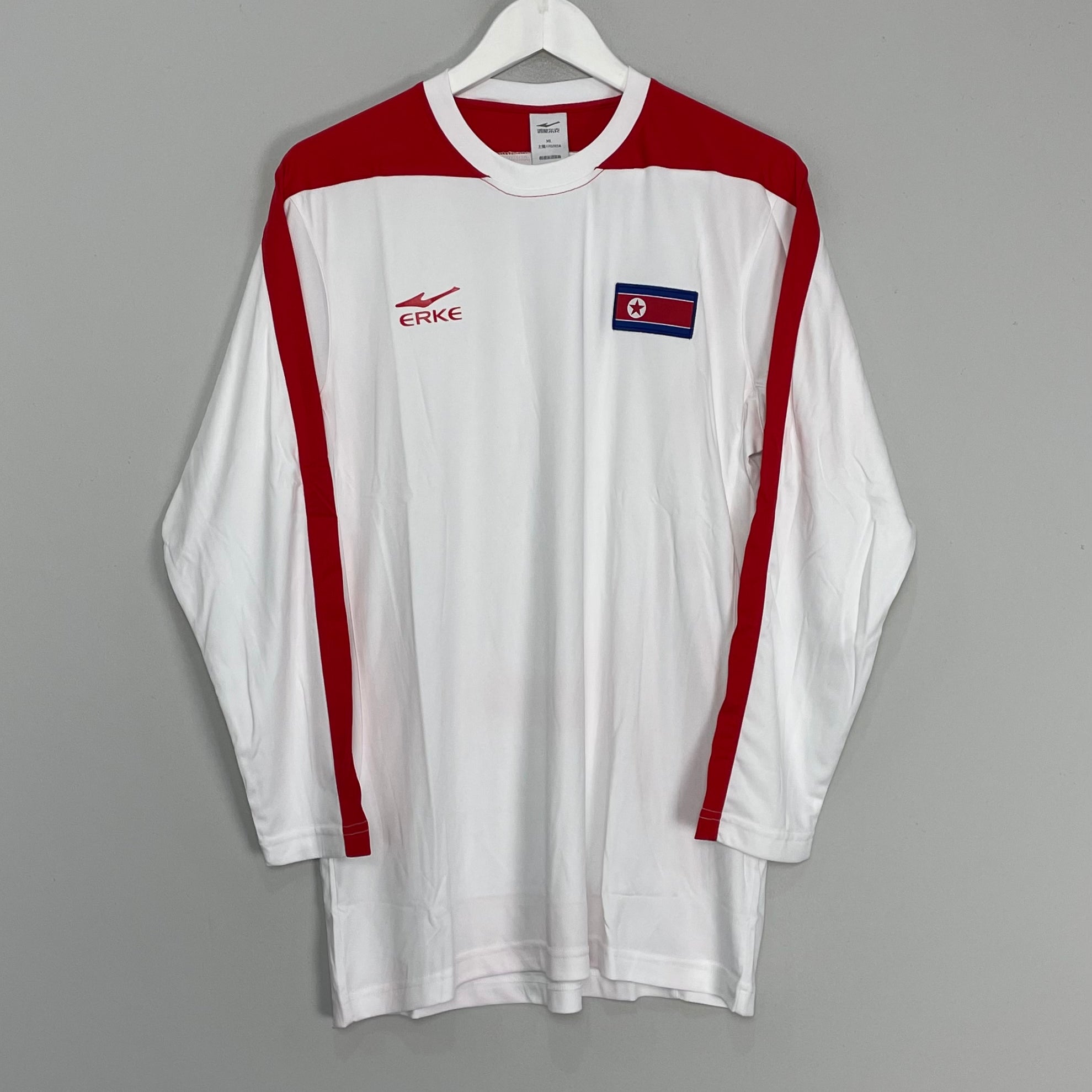 Shop 2008/09 NORTH KOREA L/S AWAY SHIRT (XL) ERKE, classic football shirts, vintage football shirts & retro soccer jerseys at Cult Kits