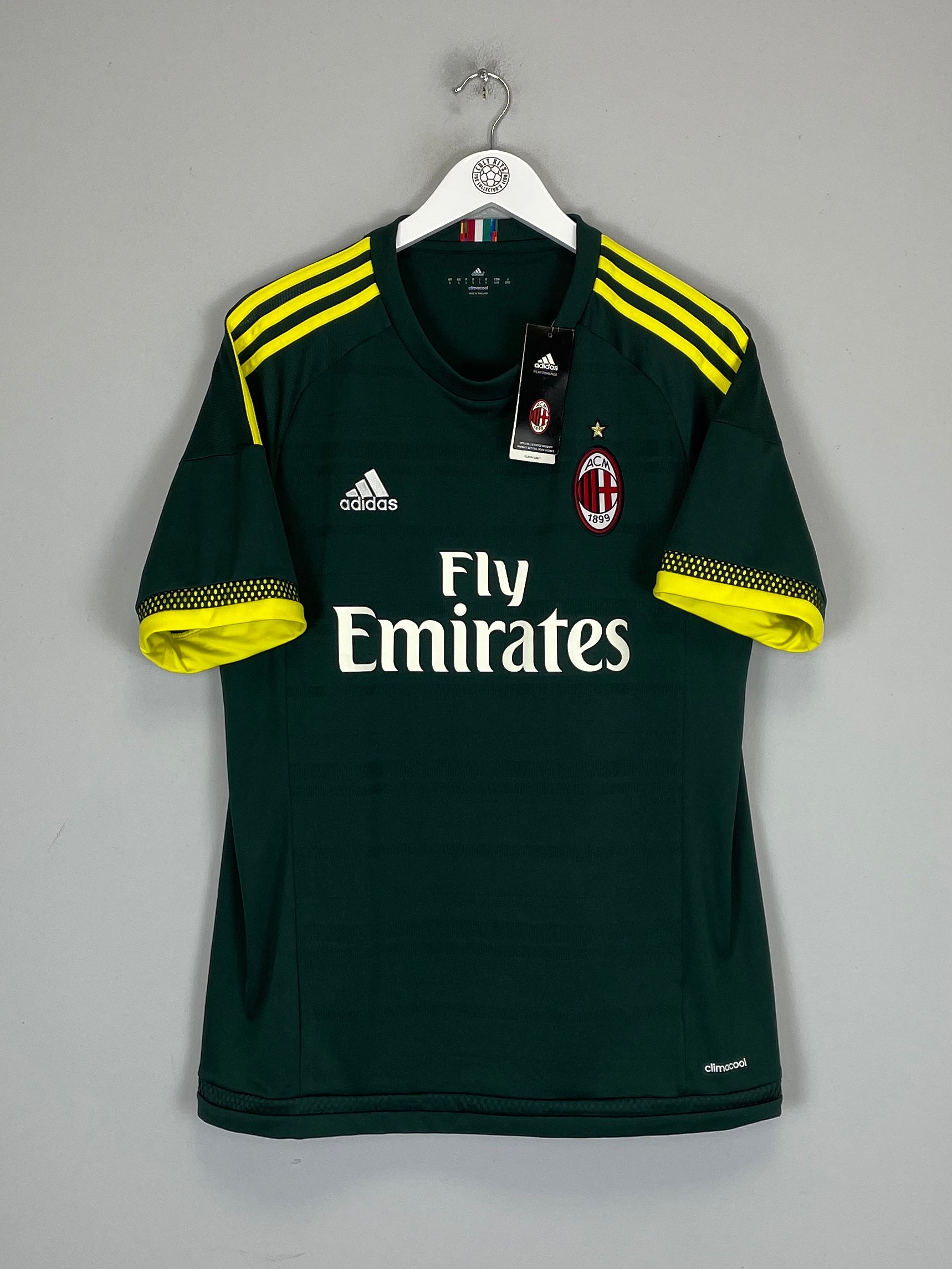 Shop 2015/16 AC MILAN *BNWT* THIRD SHIRT (L) ADIDAS, classic football shirts, vintage football shirts & retro soccer jerseys at Cult Kits
